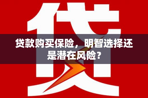 西林贷款购买保险，明智选择还是潜在风险？