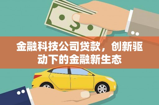 西林金融科技公司贷款，创新驱动下的金融新生态