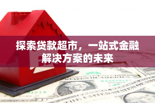 西林探索贷款超市，一站式金融解决方案的未来