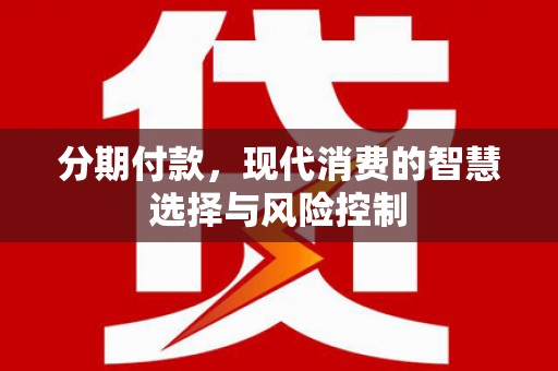 西林分期付款，现代消费的智慧选择与风险控制