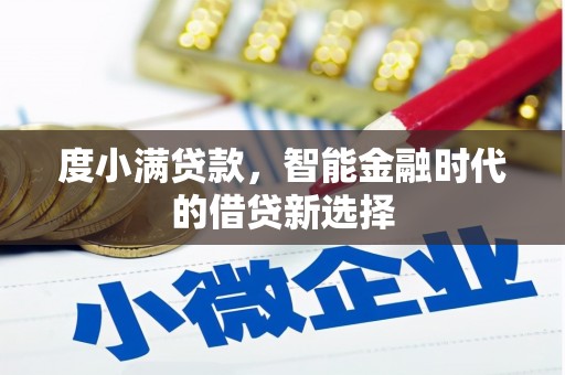 西林度小满贷款，智能金融时代的借贷新选择