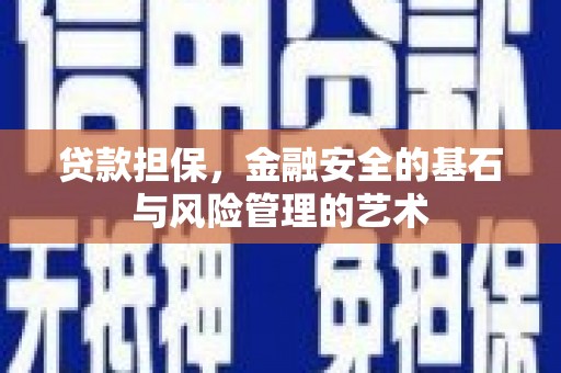 西林贷款担保，金融安全的基石与风险管理的艺术