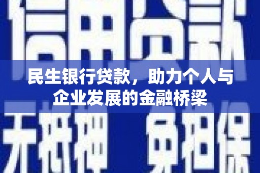西林民生银行贷款，助力个人与企业发展的金融桥梁
