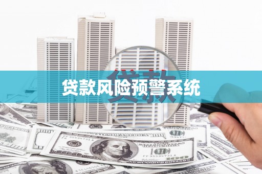 西林贷款风险预警系统