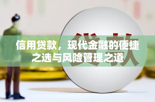 西林信用贷款，现代金融的便捷之选与风险管理之道