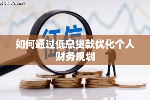 西林如何通过低息贷款优化个人财务规划