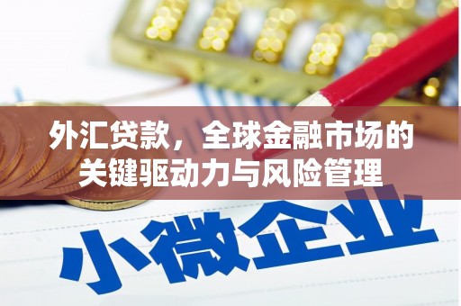 西林外汇贷款，全球金融市场的关键驱动力与风险管理