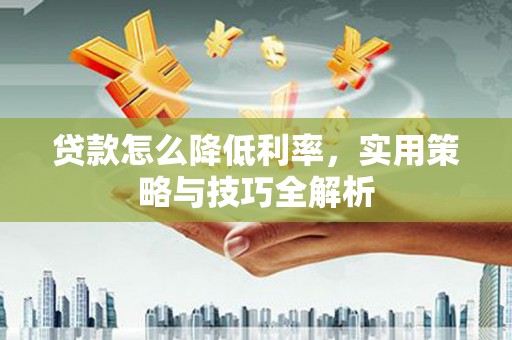 西林贷款怎么降低利率，实用策略与技巧全解析