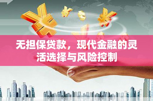西林无担保贷款，现代金融的灵活选择与风险控制