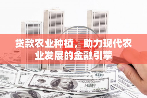 西林贷款农业种植，助力现代农业发展的金融引擎