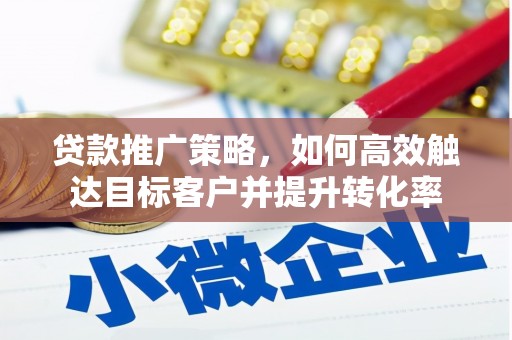 西林贷款推广策略，如何高效触达目标客户并提升转化率