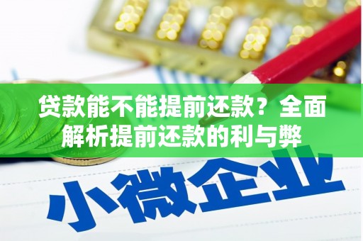 西林贷款能不能提前还款？全面解析提前还款的利与弊