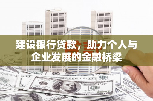 西林建设银行贷款，助力个人与企业发展的金融桥梁