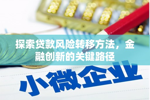 西林探索贷款风险转移方法，金融创新的关键路径