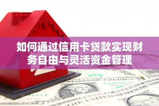 西林如何通过信用卡贷款实现财务自由与灵活资金管理