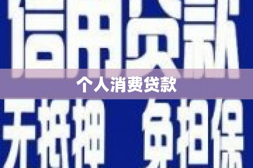 西林个人消费贷款