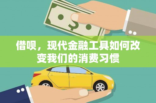 西林借呗，现代金融工具如何改变我们的消费习惯