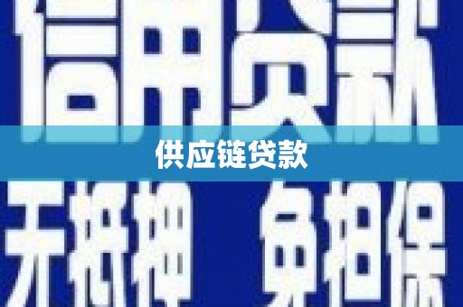 西林供应链贷款