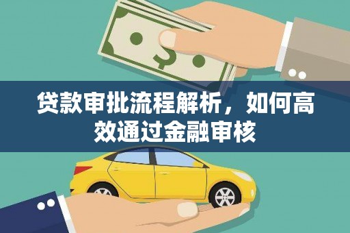 西林贷款审批流程解析，如何高效通过金融审核
