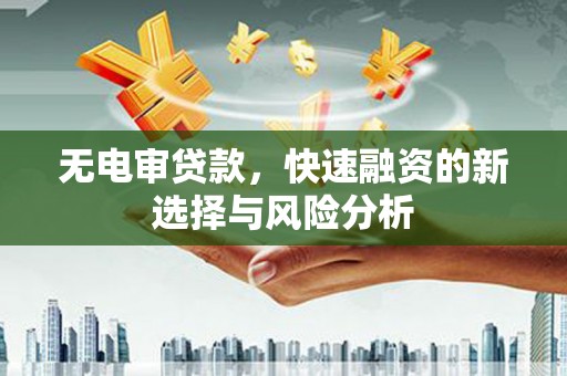 西林无电审贷款，快速融资的新选择与风险分析