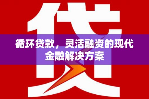 西林循环贷款，灵活融资的现代金融解决方案