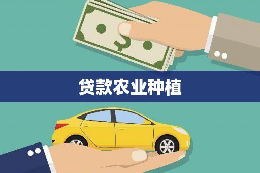 西林贷款农业种植