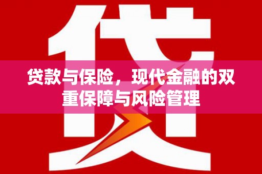西林贷款与保险，现代金融的双重保障与风险管理