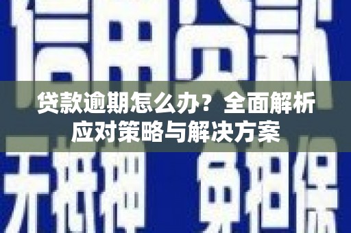 西林贷款逾期怎么办？全面解析应对策略与解决方案