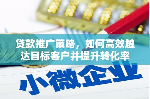 西林贷款推广策略，如何高效触达目标客户并提升转化率