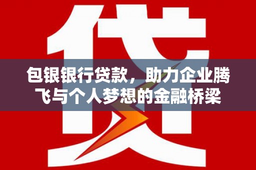 西林包银银行贷款，助力企业腾飞与个人梦想的金融桥梁