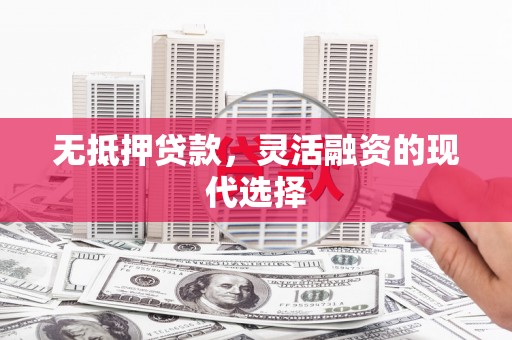 西林无抵押贷款，灵活融资的现代选择