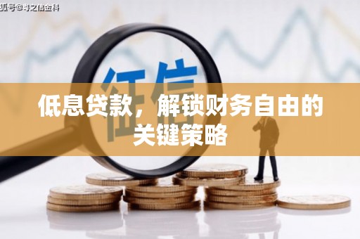 西林低息贷款，解锁财务自由的关键策略