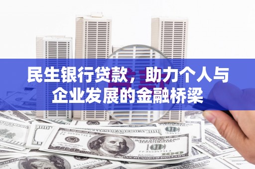 西林民生银行贷款，助力个人与企业发展的金融桥梁