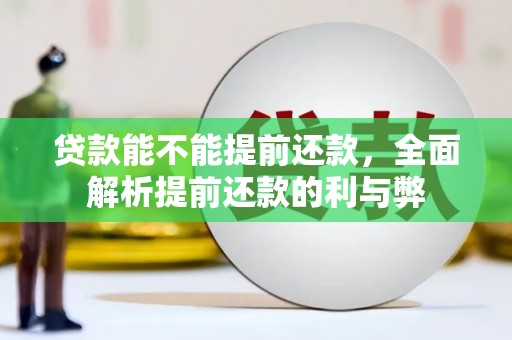西林贷款能不能提前还款，全面解析提前还款的利与弊