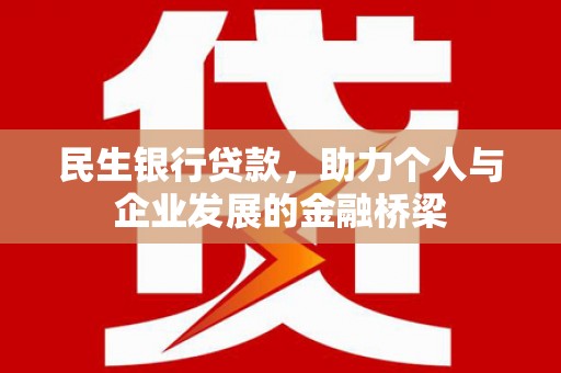 西林民生银行贷款，助力个人与企业发展的金融桥梁
