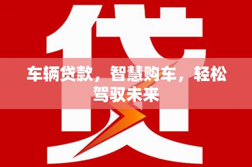 西林车辆贷款，智慧购车，轻松驾驭未来