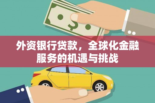 西林外资银行贷款，全球化金融服务的机遇与挑战